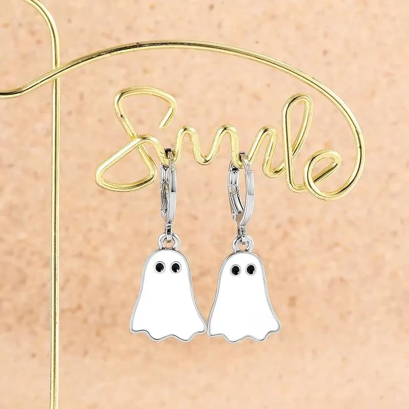 Pendientes de fantasma de Halloween para mujer