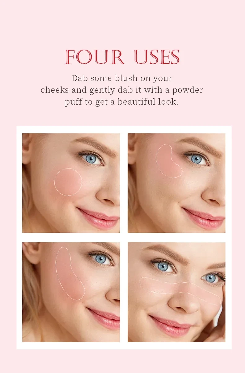 Rubor líquido reparador facial Six Colors