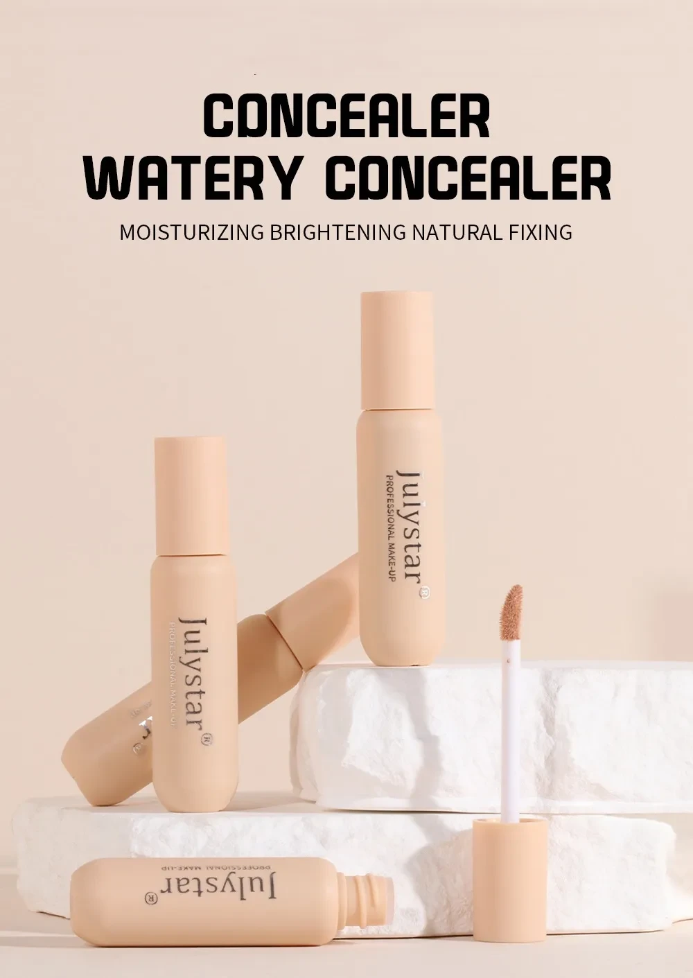 Corrector hidratante y reparador de larga duración para ojos