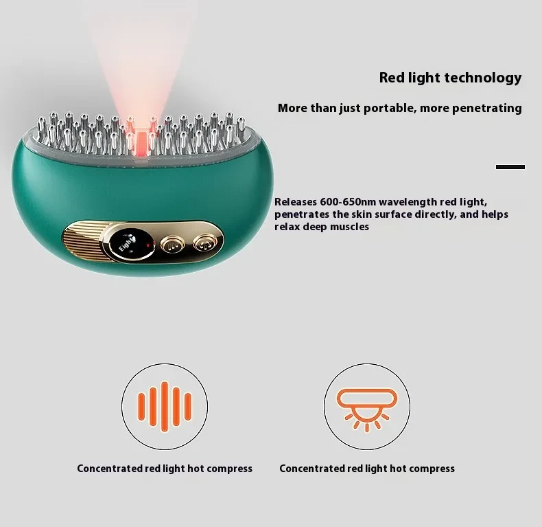 Peine raspador inteligente para hombros y cuello