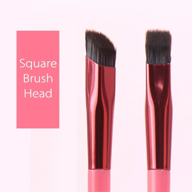 Pincel de cejas salvaje estereoscópico 3D