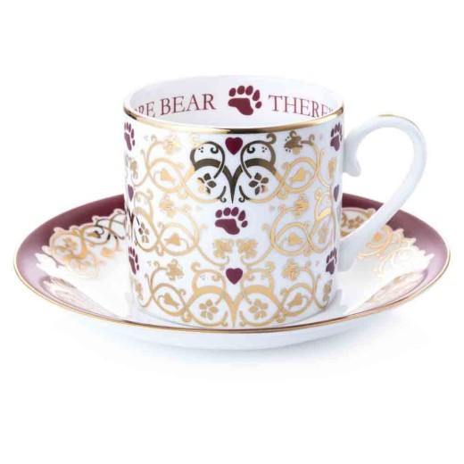 Juego de taza y platillo Charlie Bear