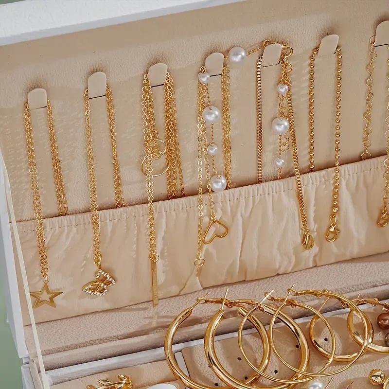 Colección de conjuntos de joyería chic de 86 piezas