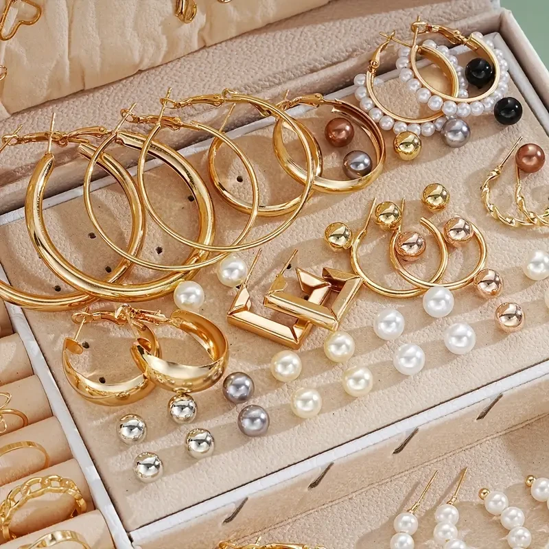 Colección de conjuntos de joyería chic de 86 piezas