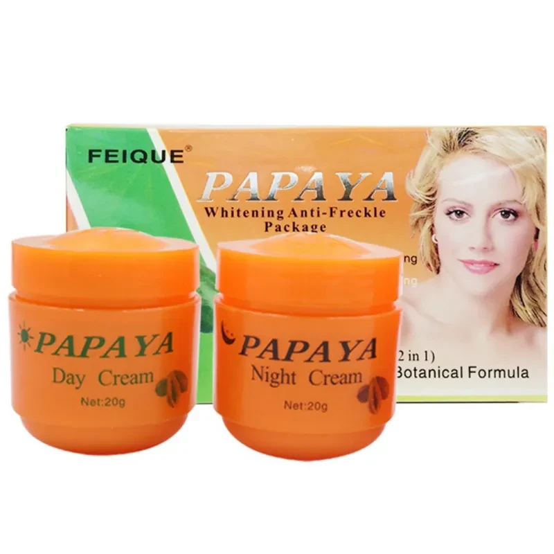 Crema facial para el cuidado de la piel con forma de pájaro volador