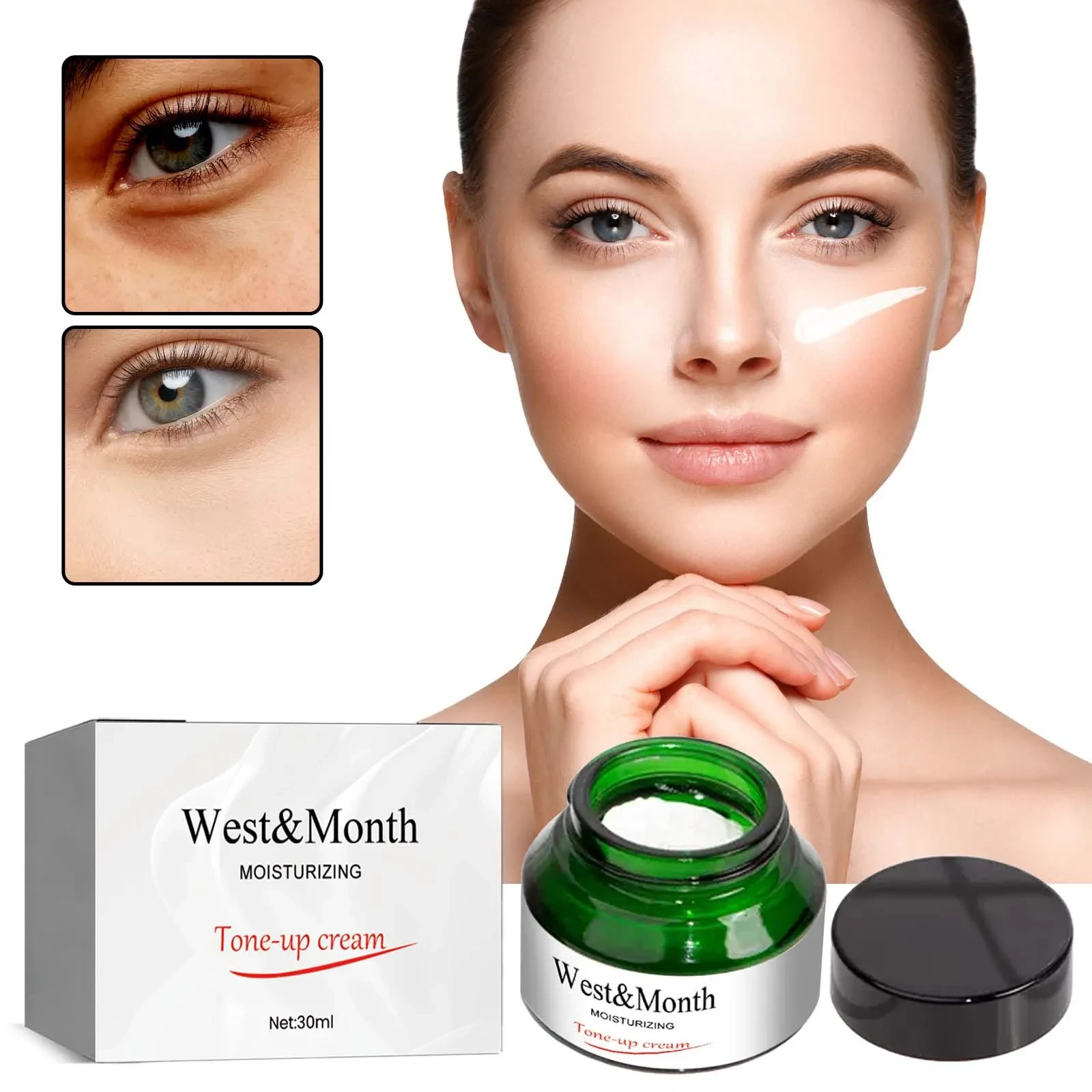 Crema facial iluminadora, hidratante y humectante para rostro perezoso