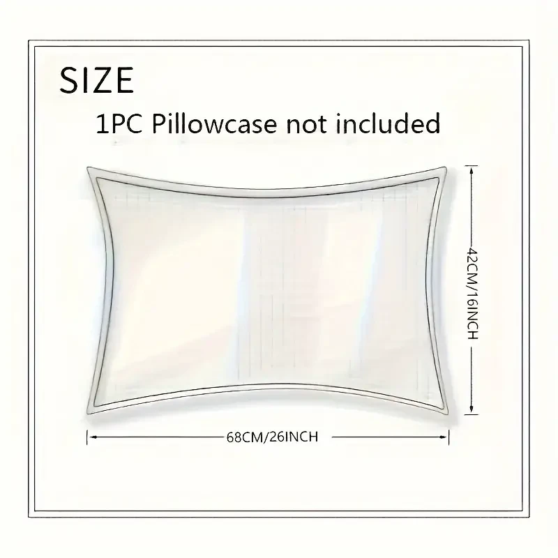 Almohada de maternidad ergonómica - Almohada de masaje cervical ajustable de algodón tejido, soporte ortopédico, firmeza media-suave