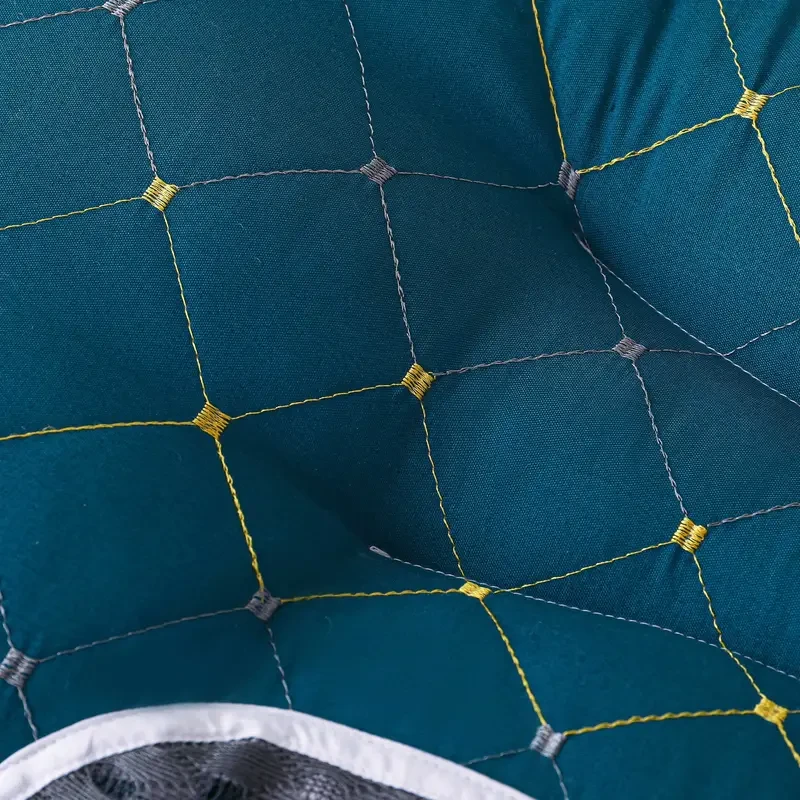 Almohada de maternidad ergonómica - Almohada de masaje cervical ajustable de algodón tejido, soporte ortopédico, firmeza media-suave