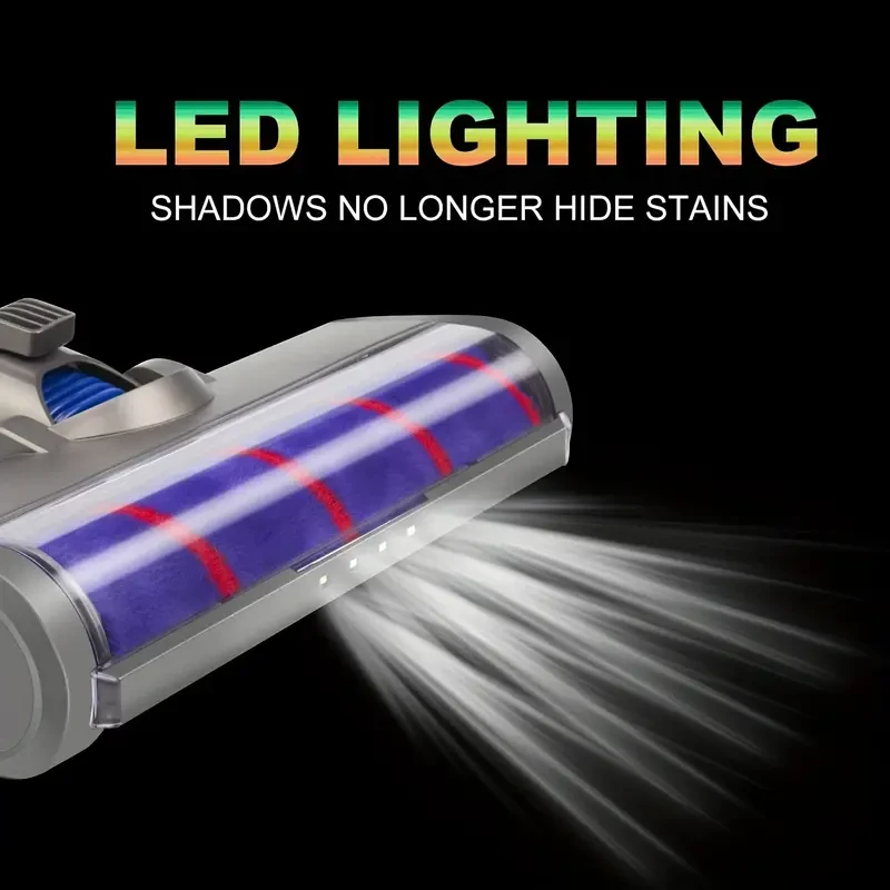 Cabezal de limpieza con rodillo suave para aspiradoras inalámbricas Dyson V7, V8, V10, V11 y V15: compatible con los modelos Absolute, Fluffy y Motorhead.