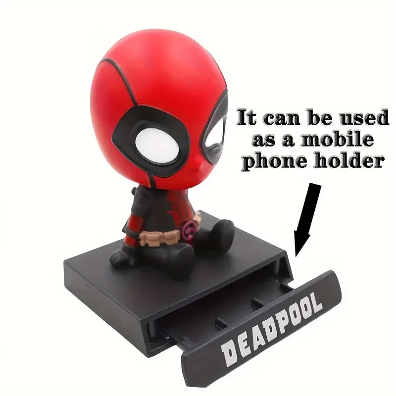Figura cabezona de Deadpool, accesorio para el salpicadero de UME