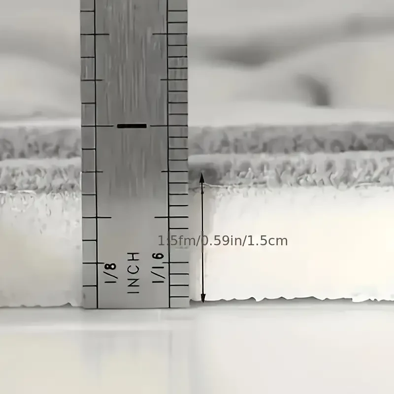 1 alfombrilla de baño ultraabsorbente de lujo: esponja suave de alta densidad 25D, antideslizante, de secado rápido y resistente al moho.