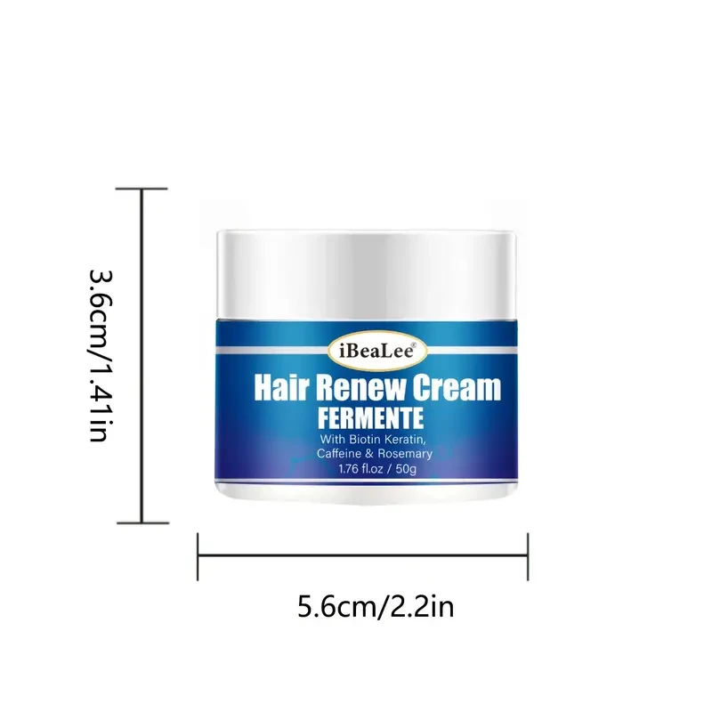 Crema capilar renovadora con biotina y queratina: aceite esencial para el cuidado capilar para mujeres y hombres. Penetra desde la raíz hasta las puntas para un cabello saludable.