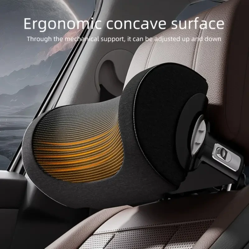 Almohada cervical de espuma viscoelástica para coche LRBH