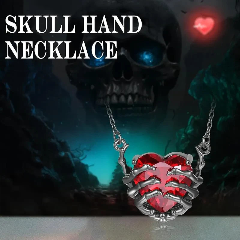 Collar con colgante de garra fantasma