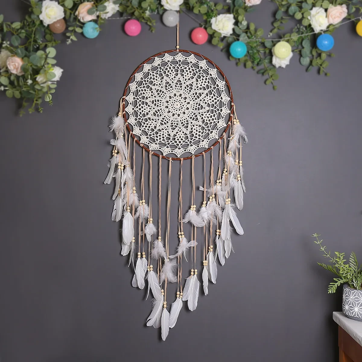 Decoración Bohemia para el Hogar con Atrapasueños, Tapices Decorativos para la Habitación