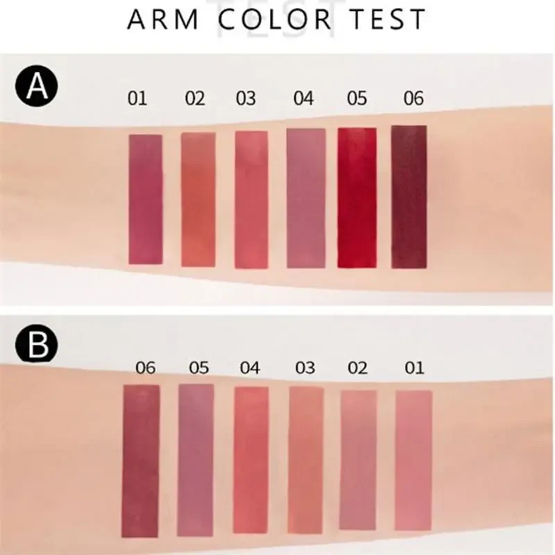 Nuevo set de labiales resistentes al agua de larga duración para mujer