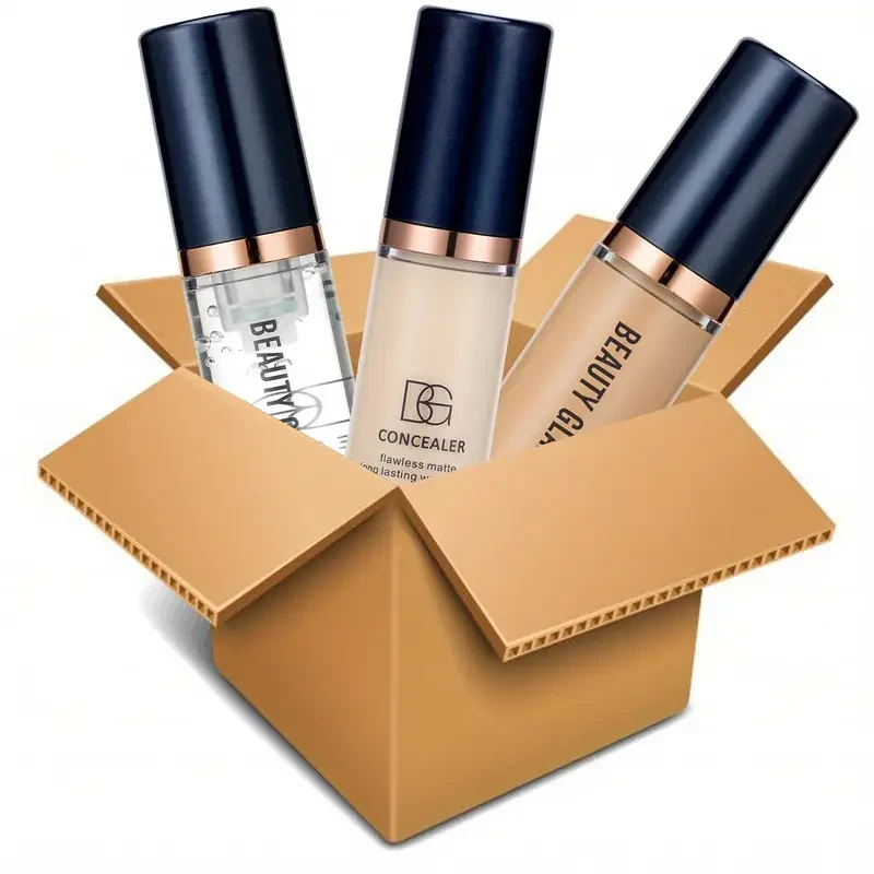 Tres sets de maquillaje: Primer + Corrector + Base líquida