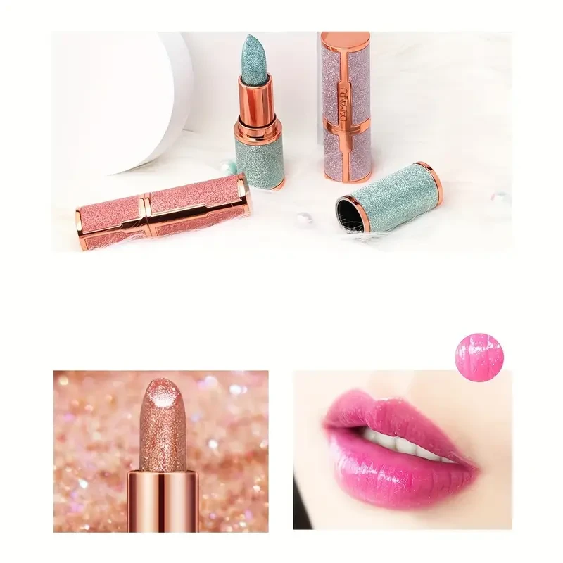 1 pieza de brillo labial brillante,