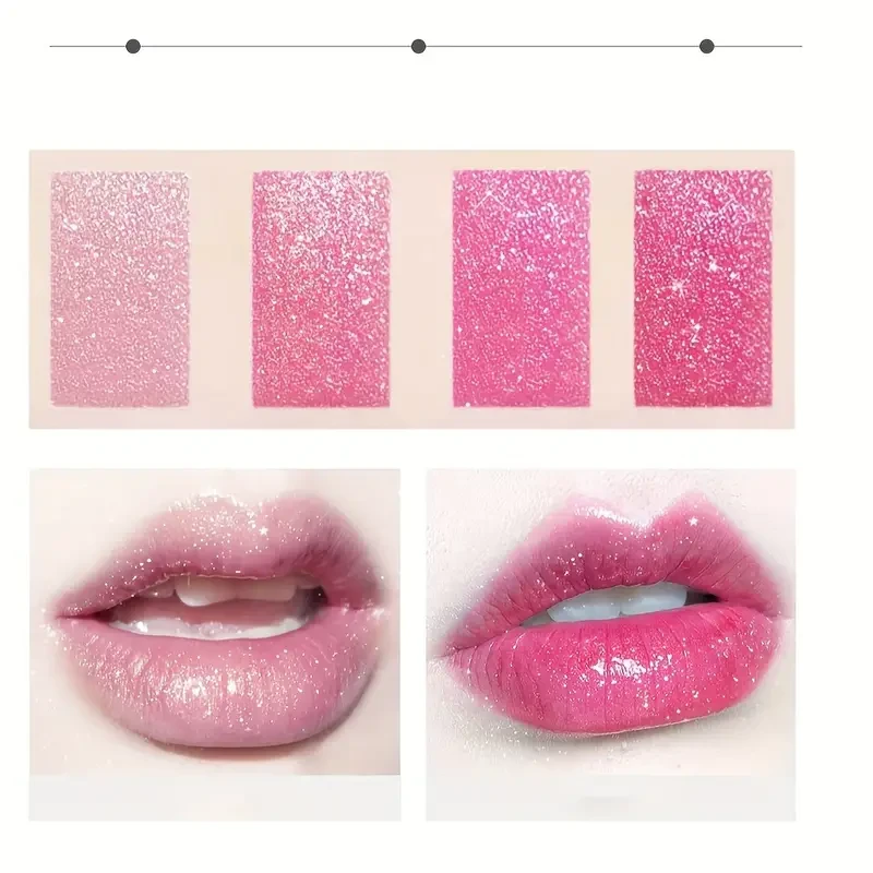 1 pieza de brillo labial brillante,