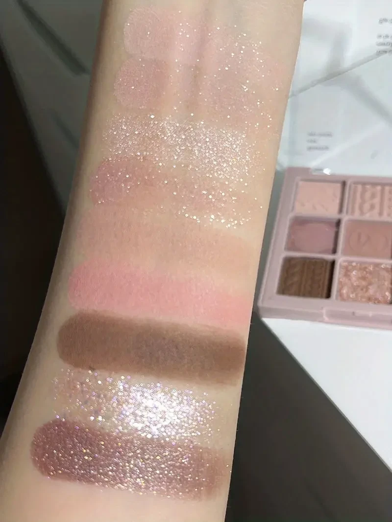 Paleta de sombras de ojos de 9 colores