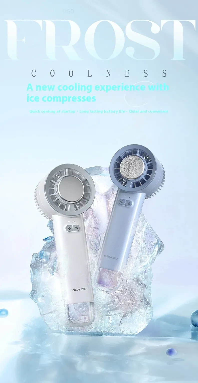 Ventilador turbo de mano de verano 2024, miniventilador portátil de refrigeración por aire, motor sin escobillas, ventilador de conducto de alta velocidad, soplador potente.