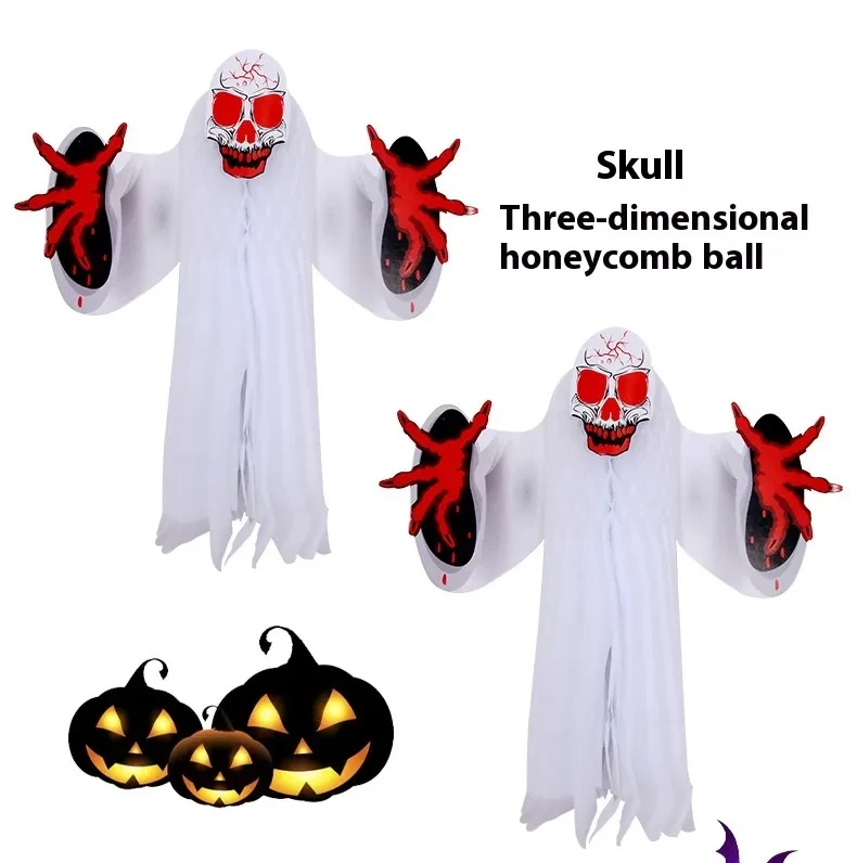 Adornos fantasmales para decoración de Halloween