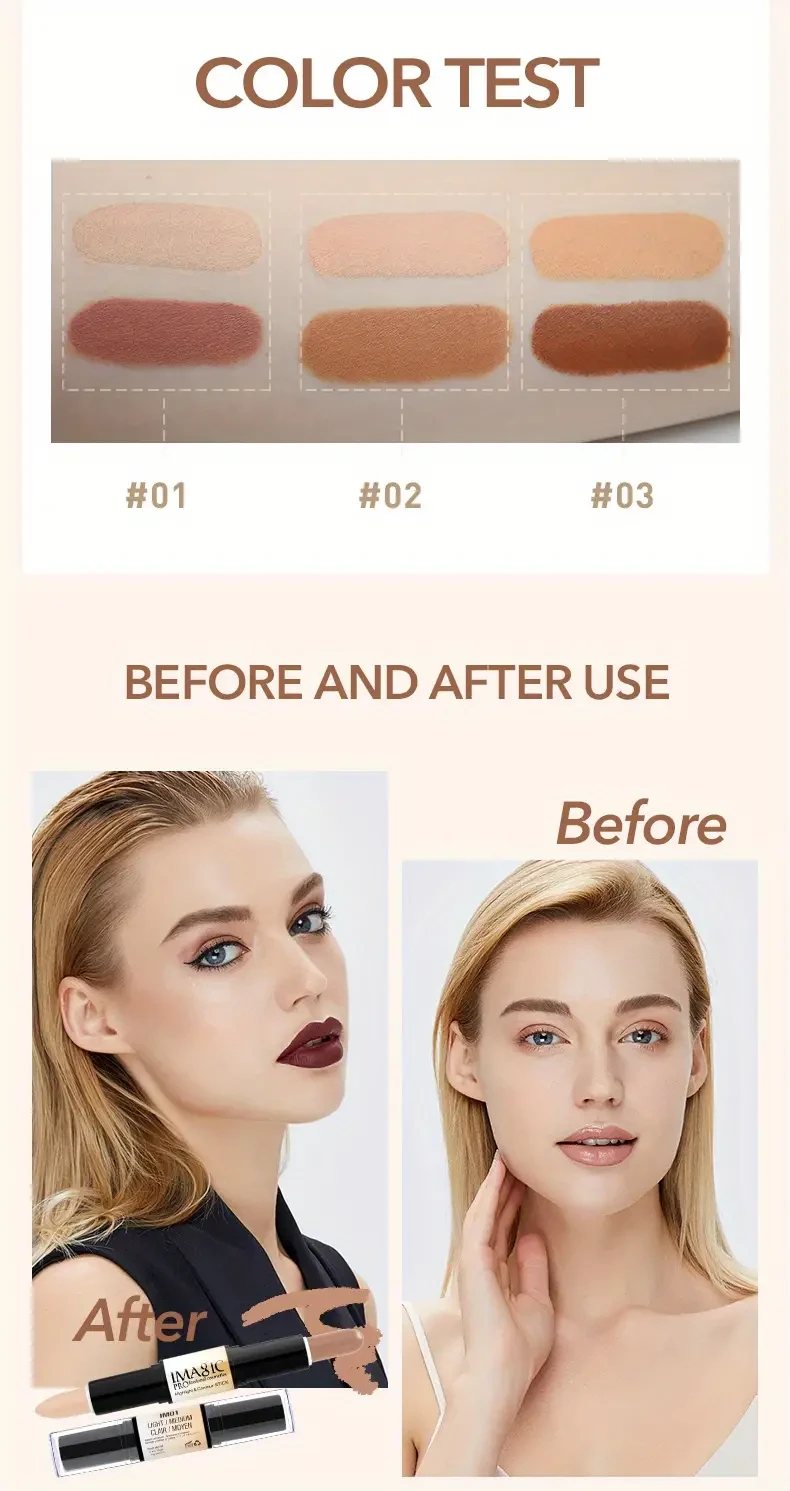 Lápiz corrector de doble punta
