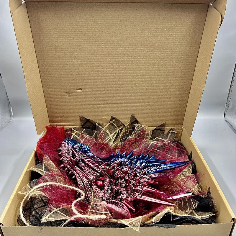 Máscara de dragón de cara completa para Halloween, guirnalda, decoración para fiestas