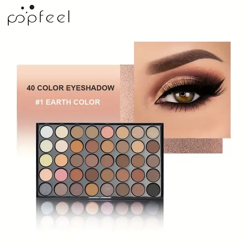 Paleta de maquillaje de ojos de 40 colores