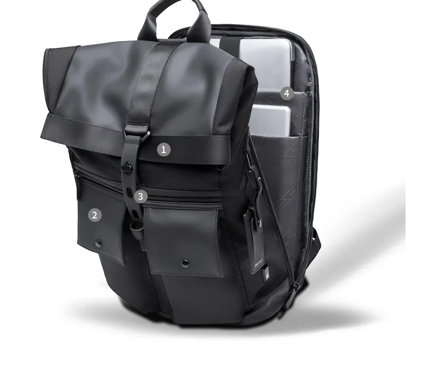 Mochila de viaje para hombre, mochila para portátil, antirrobo, impermeable, escolar, con carga USB, para negocios, nuevo diseño