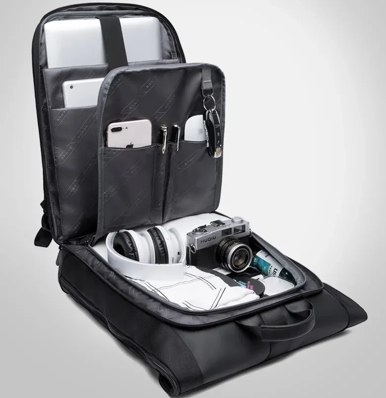 Mochila de viaje para hombre, mochila para portátil, antirrobo, impermeable, escolar, con carga USB, para negocios, nuevo diseño