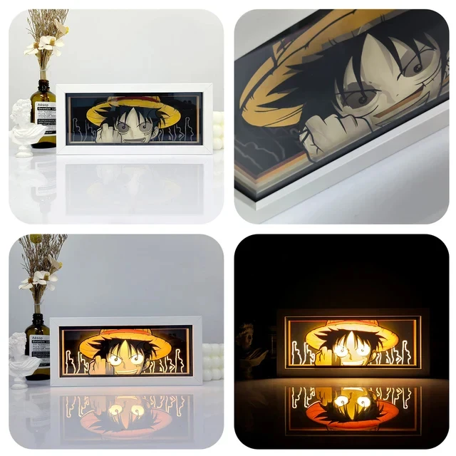 Caja de luz de One Piece Luffy Spirit