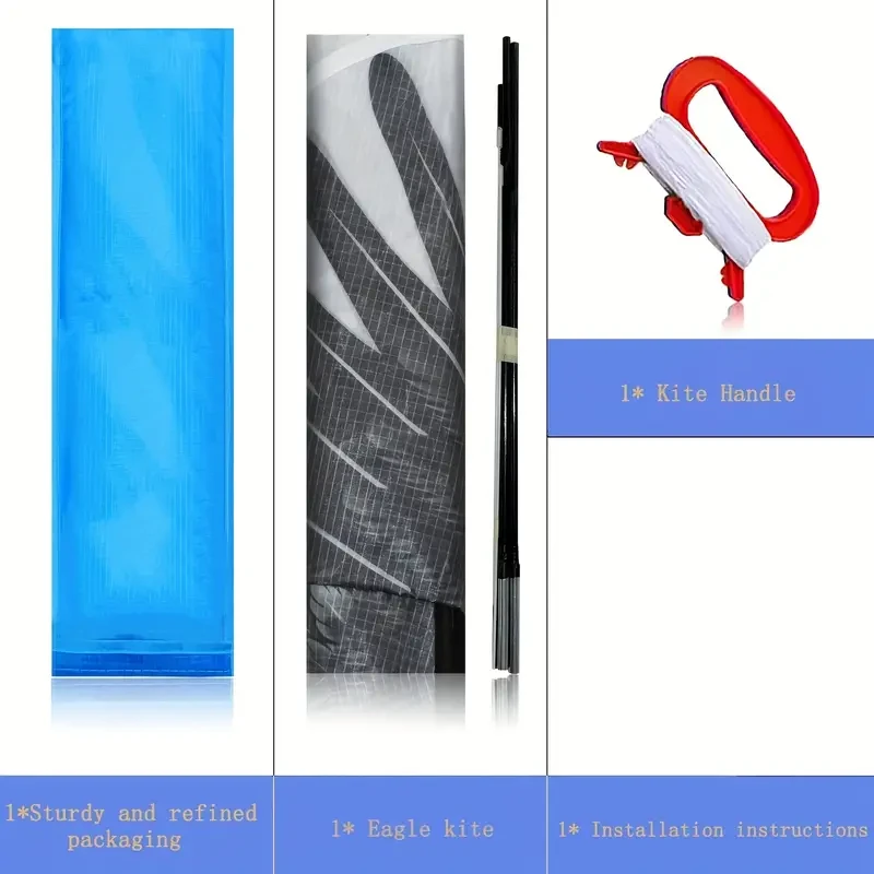 Cometa águila gigante de 185 cm: diversión de alto vuelo al aire libre