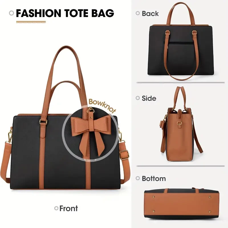Elegante bolso de hombro de piel sintética resistente al agua de NUBILY