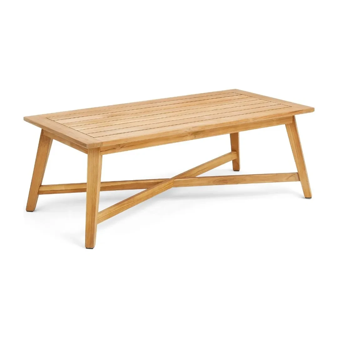 Mesa de centro de teca Rasana de madera maciza de alta calidad