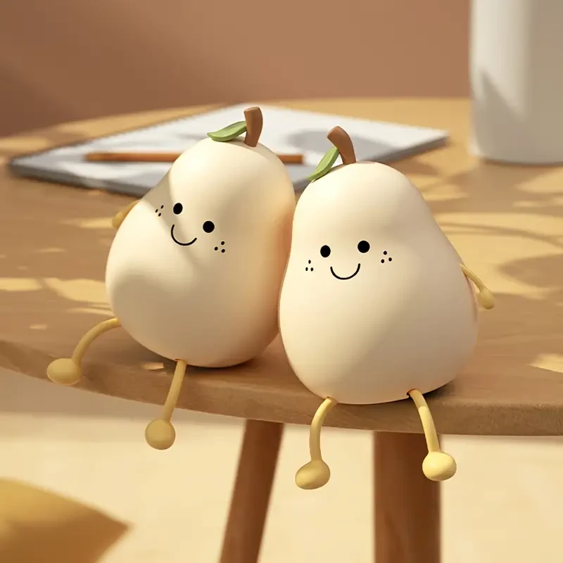 Lámpara de noche LED con forma de pera - Lámpara de noche multicolor