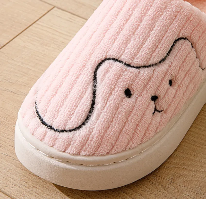 Pantuflas de gato a rayas para interiores