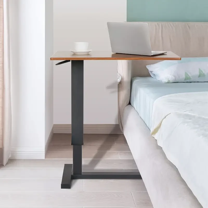 Mesa auxiliar para portátil de altura ajustable - Ruedas ocultas