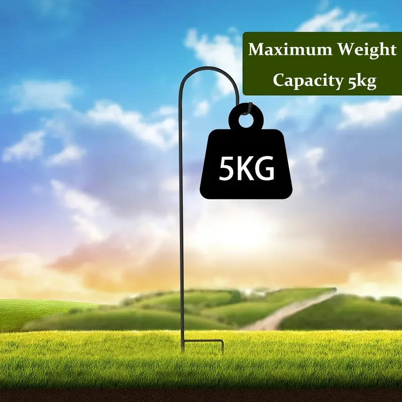 Juego de 8 ganchos de pastor resistentes al óxido, 90 cm