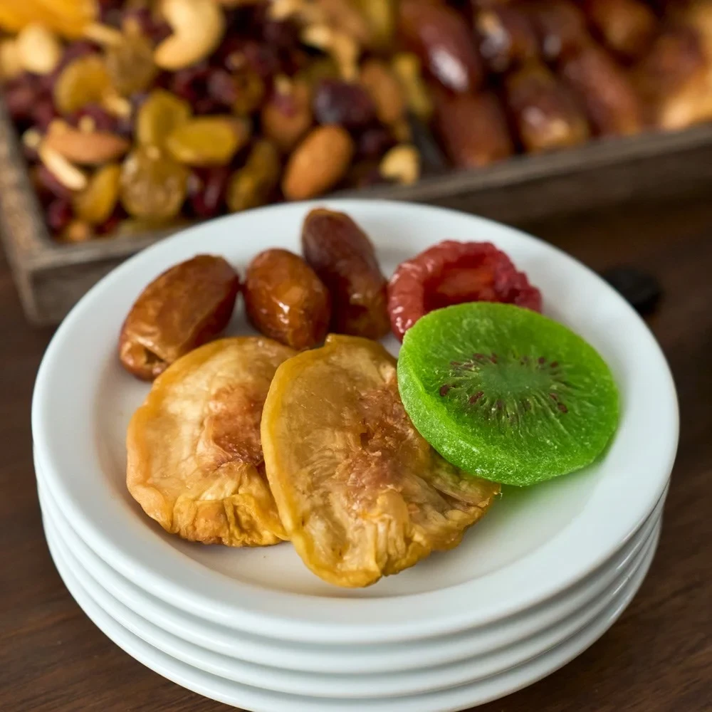 Plato de frutos secos y nueces