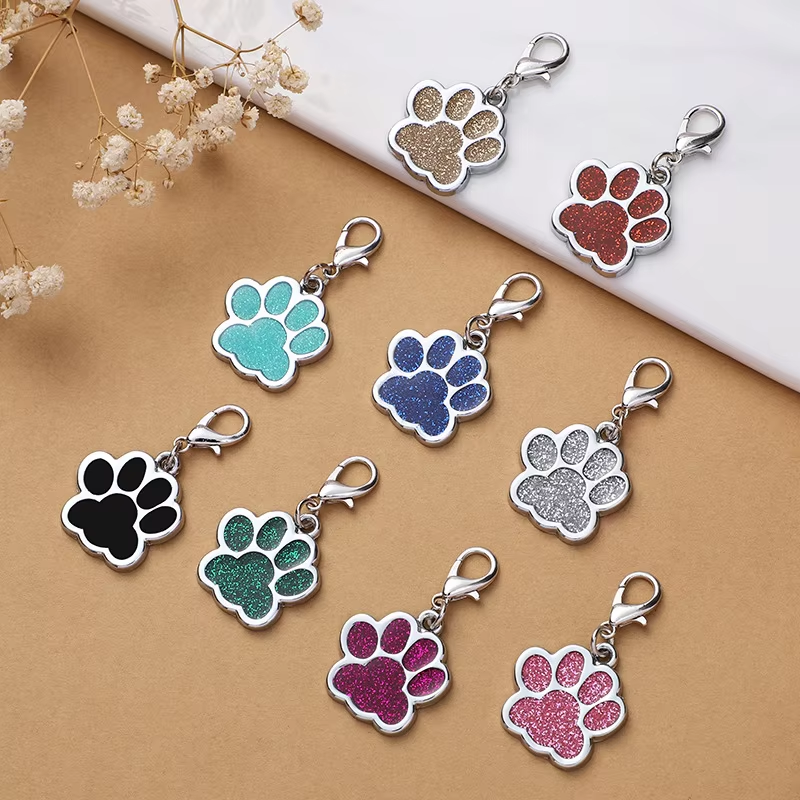 Etiqueta de identificación personalizada para mascotas con grabado, collar antipérdida para perros, correa, accesorios, etiqueta de identificación para teléfono de gato, colgante, decoraciones para cachorros