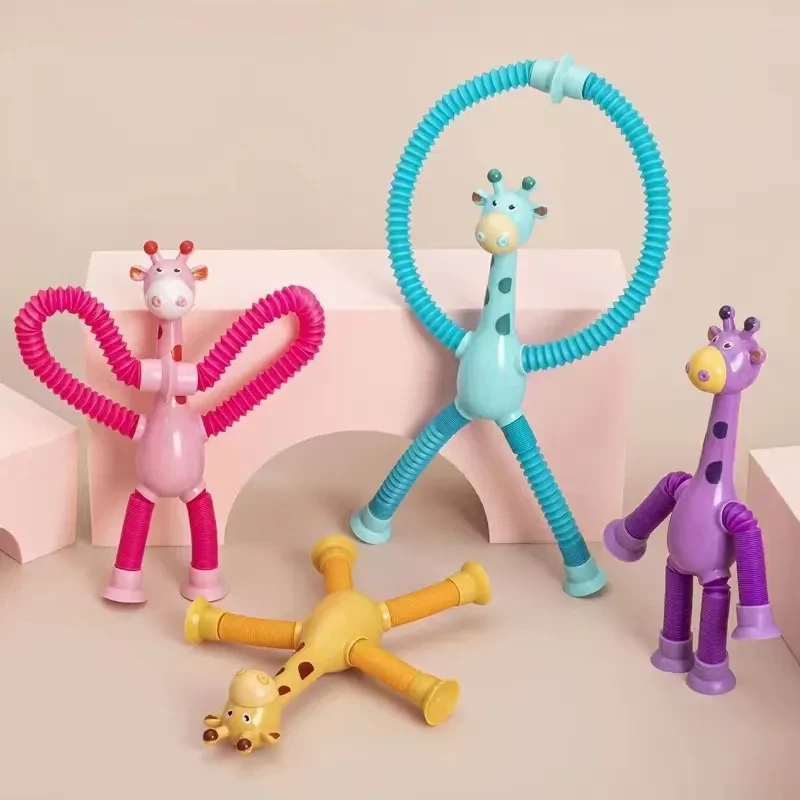 Juguetes sensoriales de Jirafa Tubes