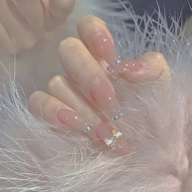 Use Armor Diamond en los escombros Acabado Belleza de uñas