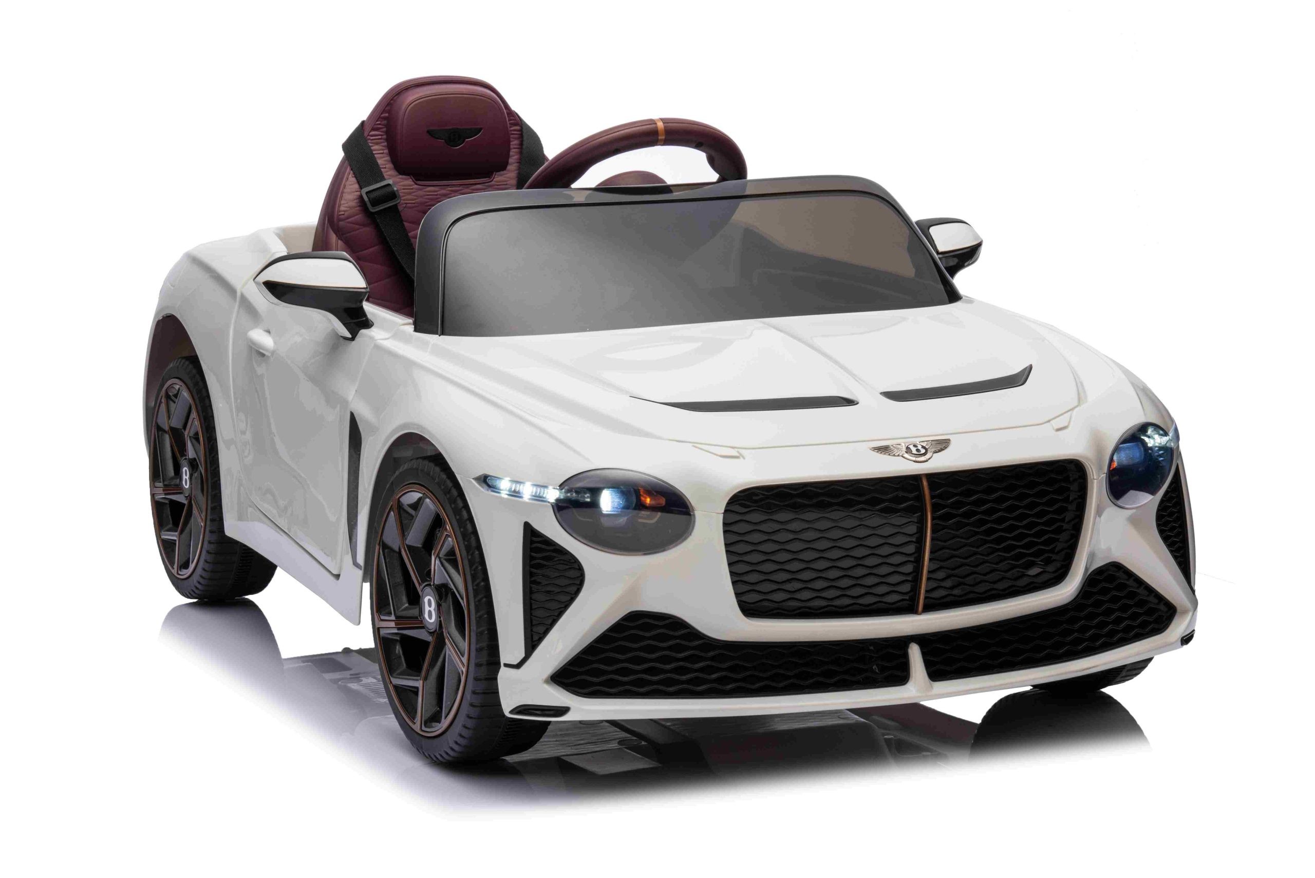 Coche de juguete para montar Bentley blanco