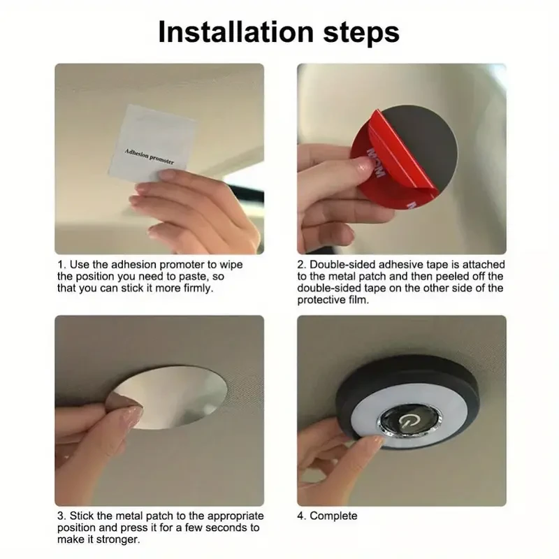 Luz LED de techo para interior de coche - Lámpara de lectura de techo