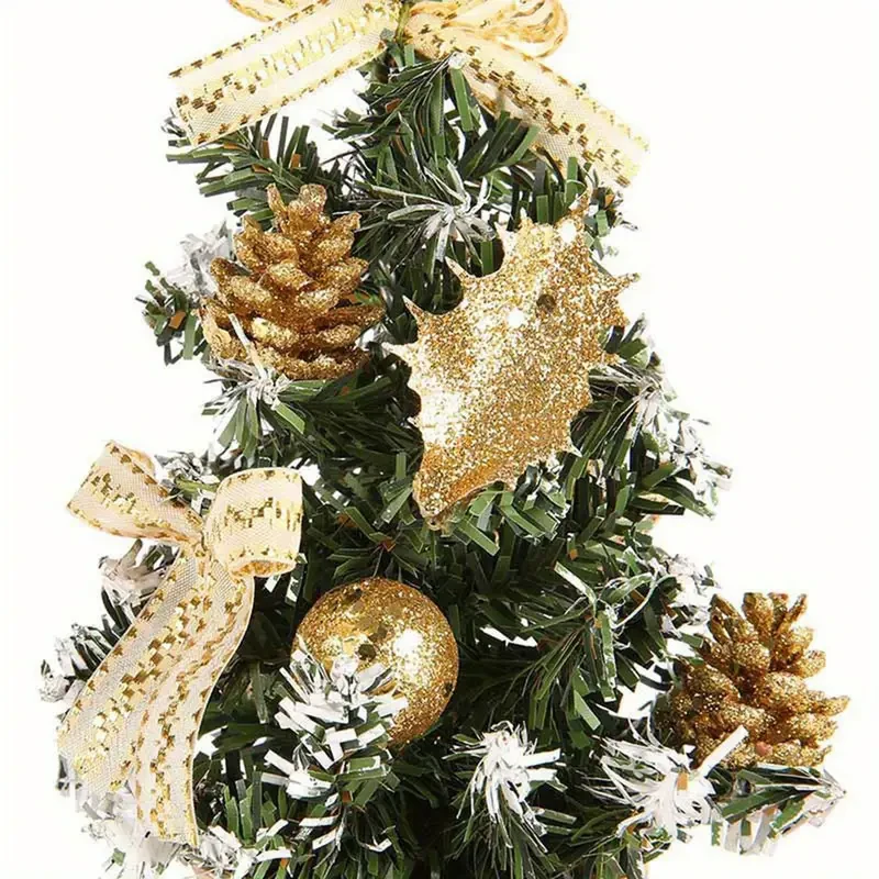 Árbol de Navidad de mesa LIXADA - Pequeña decoración de escritorio