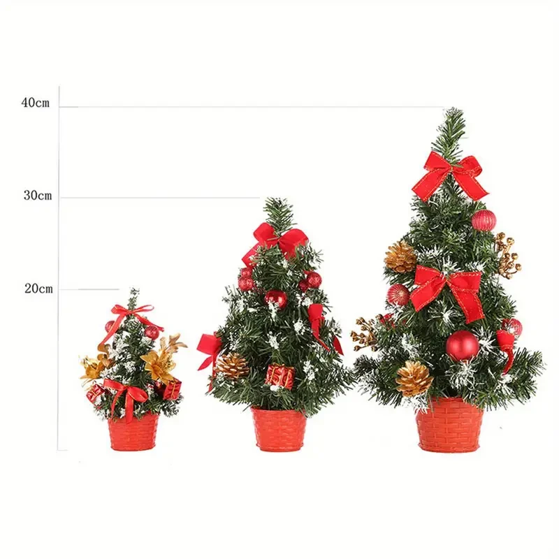 Árbol de Navidad de mesa LIXADA - Pequeña decoración de escritorio