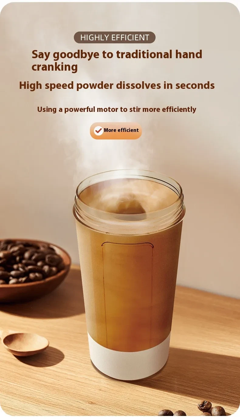 Vaso mezclador eléctrico de proteína en polvo de 400 ml y 14 oz