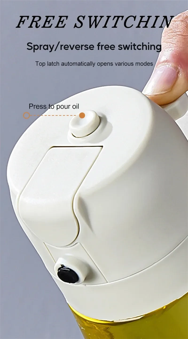 Dispensador pulverizador de aceite de oliva de 470 ml