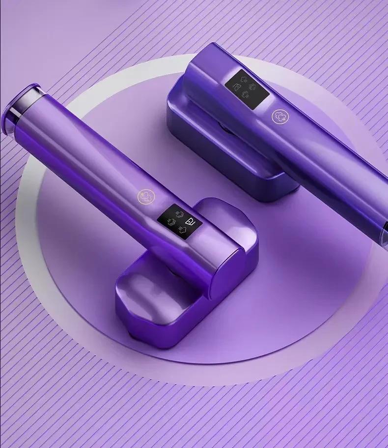 Vaporizador de ropa portátil con pantalla LCD
